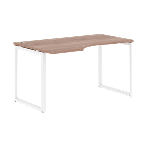 Письменный стол с боковым левым выступом XTEN-Q Дуб-сонома-белый XQCET 149 (L) (1400х900х750) в Надыме