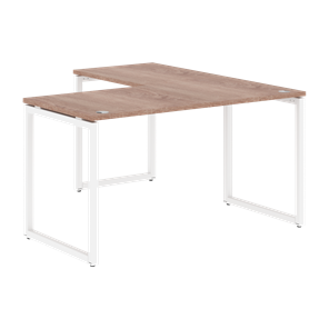 Письменный стол угловой левый XTEN-Q Дуб-сонома- белый XQCT 1415 (L) (1400х1500х750) в Лабытнанги