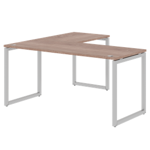 Письменный стол угловой правый XTEN-Q Дуб-сонома- серебро XQCT 1615 (R) (1600х1500х750) в Салехарде