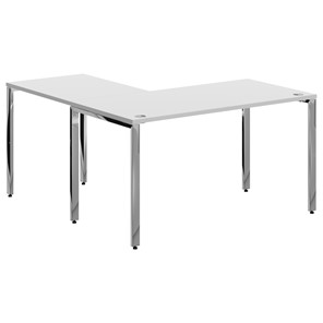 Письменный угловой  стол для персонала правый XTEN GLOSS  Белый  XGCT 1415.1 (R) (1400х1500х750) в Надыме