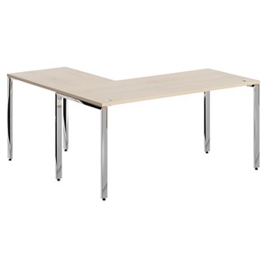 Письменный угловой  стол для персонала правый XTEN GLOSS  Бук Тиара XGCT 1615.1 (R) (1600х1500х750) в Салехарде