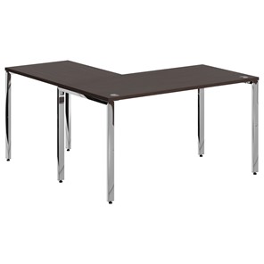 Письменный угловой  стол для персонала правый XTEN GLOSS Легно Темный  XGCT 1415.1 (R) (1400х1500х750) в Новом Уренгое