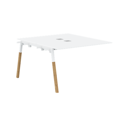 Стол для переговоров FORTA Белый-Белый-Бук FIWST 1113 (1180х1346х733) в Салехарде - изображение