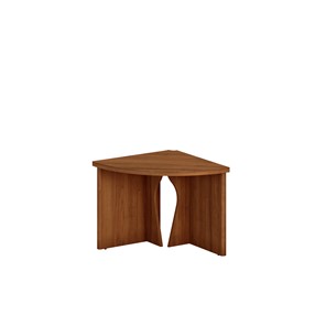 Секция угловая стола в переговорную Престиж, темный орех, 83x83x75, ТЖ 476 ТО в Салехарде