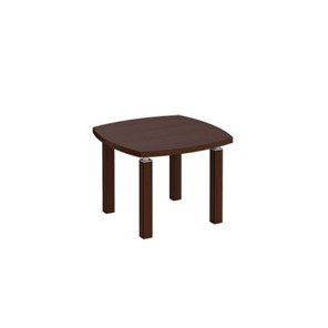 Стол для переговорки Премьер, венге темный (105х105х76) ПР 121 в Лабытнанги