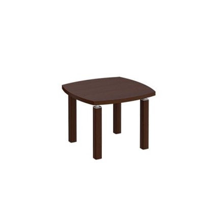 Стол для переговорки Премьер, венге темный (105х105х76) ПР 121 в Салехарде - изображение