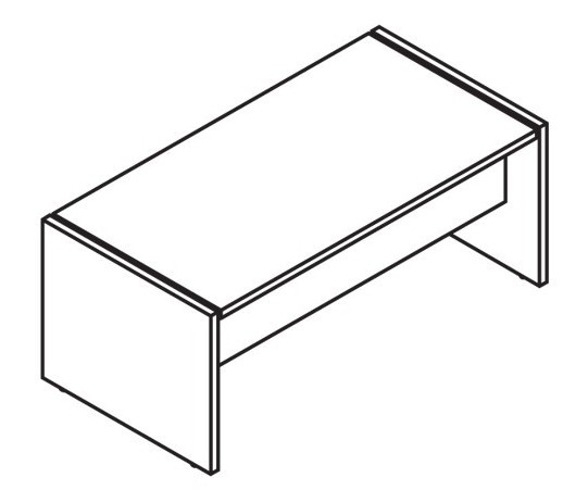 Стол для директора MORRIS TREND Антрацит/Кария Пальмира  MST 169  (1600x900x750) в Салехарде - изображение 1