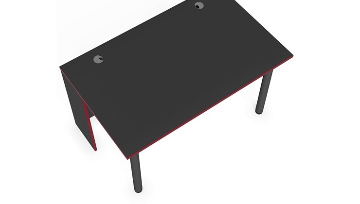 Столик компьютерный SKILLL SSTG 1385.1 , (1360x850x750), Антрацит/ Красный в Салехарде - изображение 3
