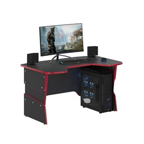 Компьютерный стол SKILLL STG 1385, Антрацит/ Красный в Лабытнанги