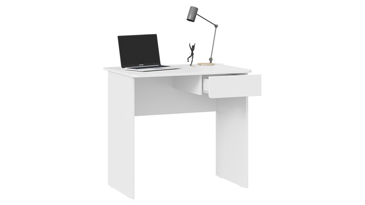 Письменный стол Diamond тип 1 (Белый) в Салехарде - изображение 1