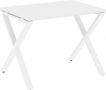 Стол письменный Loft VR.L-SRX-2.7, Белый Бриллиант/Белый металл в Салехарде