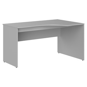 Письменный стол SIMPLE SET-1600 R правый 1600х900х760 серый в Новом Уренгое