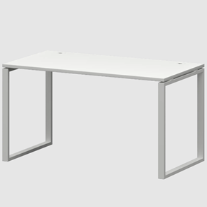 Письменный стол Смарт СМС-О-12.60 П25 (Белый/Белый) в Надыме