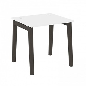 Стол для офиса Onix Wood OW.SP-0.7, Белый Бриллиант/Дуб темный в Салехарде