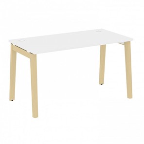 Стол для офиса Onix Wood OW.SP-3.7, Белый Бриллиант/Дуб светлый в Салехарде