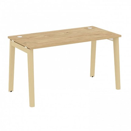 Стол для офиса Onix Wood OW.SP-3.8, Тиквуд светлый/Дуб светлый в Лабытнанги - изображение