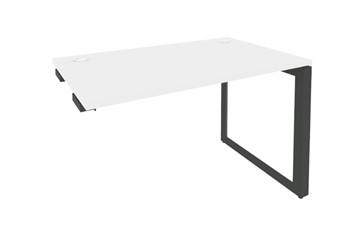 Стол приставной O.MO-SPR-2.8 Антрацит/Белый бриллиант в Салехарде