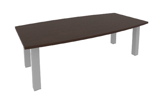 Стол для совещаний KPRG-2 Серый/Венге в Салехарде - изображение