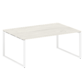 Переговорный стол БО.ПРГ-1.5 (Белый/Дуб Наварра) в Лабытнанги