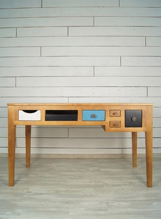 Стол Aquarelle Birch с 6 ящиками (RE-12ETG/4) в Надыме - изображение