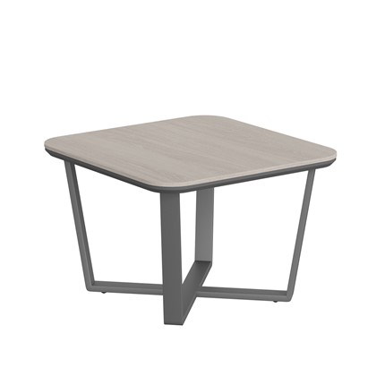 Журнальный стол LINE Дуб-серый-антрацит СФ-571608.1 (750х750х500) в Лабытнанги - изображение