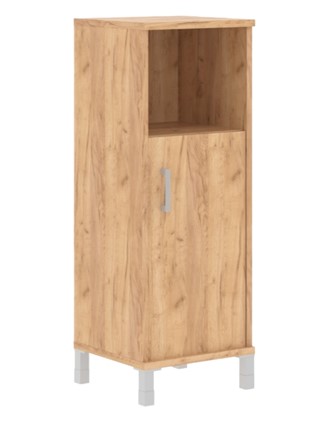 Шкаф Born В 421.2 R правый колонка средняя с глухой малой дверью 475х450х1286 мм, Дуб Бофорд в Салехарде - изображение