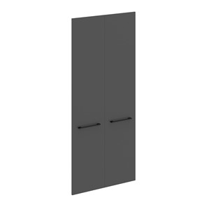 Дверь высокая MORRIS TREND Антрацит/Кария Пальмира MHD 42-2 (844х1900х18) в Салехарде