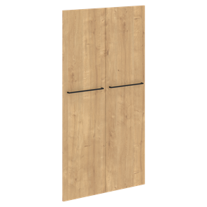 Дверь двойная  глухая средняя LOFTIS Дуб Бофорд LMD 40-2 (790х18х1470) в Лабытнанги