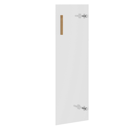 Дверь стеклянная FORTA Черный Графит FGD 40-1F (396х4х1164) в Салехарде - изображение