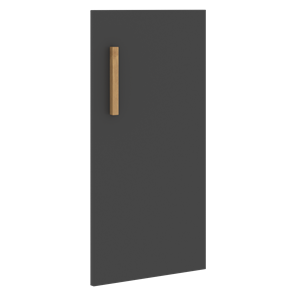 Низкая дверь для шкафа правая FORTA Черный Графит FLD 40-1(R) (396х18х766) в Губкинском