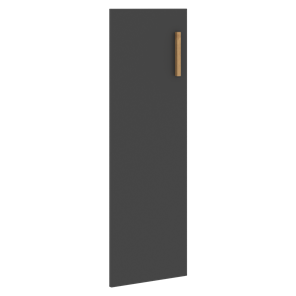 Дверь для шкафа средняя левая FORTA Черный Графит FMD40-1(L) (396х18х1164) в Новом Уренгое