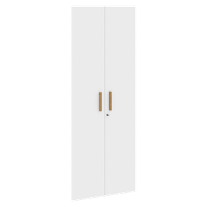 Высокие двери для шкафов с замком FORTA Белый FHD 40-2(Z)  (794х18х1932) в Надыме