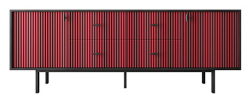 Комод с дверцами и ящиками Emerson (EM19/red/L) в Ноябрьске