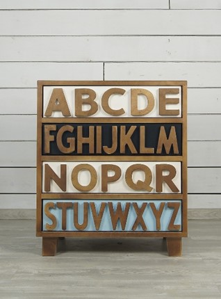 Комод Alphabeto Birch (RE-032ETG4) в Лабытнанги - изображение
