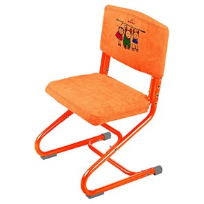 Чехол для стула СУТ 01-01 Оранжевый, Замша в Лабытнанги
