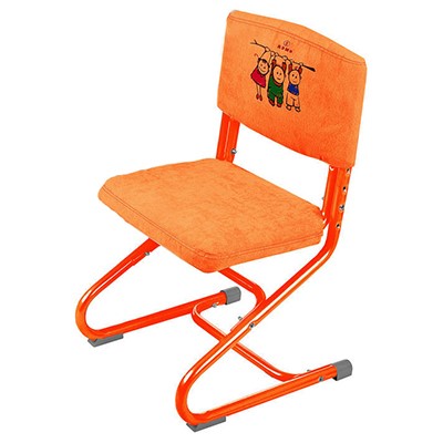 Чехол для стула СУТ 01-01 Оранжевый, Замша в Салехарде - изображение