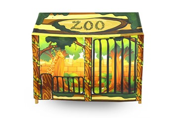 Игровая накидка для кровати-домика Svogen «Зоопарк» в Салехарде
