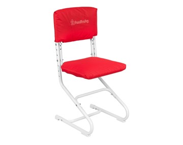 Набор чехлов на спинку и сиденье стула СУТ.01.040-01 Красный, ткань Оксфорд в Салехарде