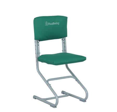 Набор чехлов на сиденье и спинку стула СУТ.01.040-01 Зеленый, ткань Оксфорд в Салехарде - изображение