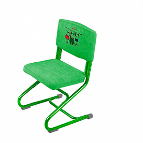 Чехол для стула СУТ 01-01 Зеленый, Замша в Лабытнанги