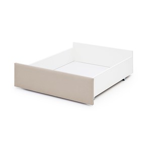 Ящик для кровати Litn мягкий для кроватей 160х80 холодный бежевый (микрошенилл) в Лабытнанги - предосмотр