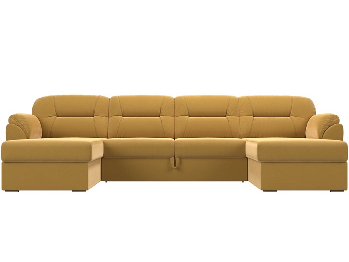 П-образный диван Бостон, Желтый (микровельвет) в Надыме - изображение 3