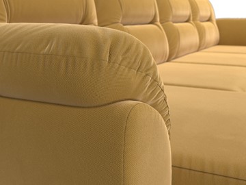 П-образный диван Бостон, Желтый (микровельвет) в Муравленко - предосмотр 5