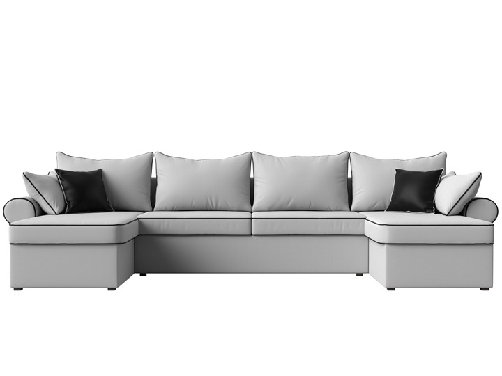 П-образный диван Элис, Белый (экокожа) в Лабытнанги - изображение 3