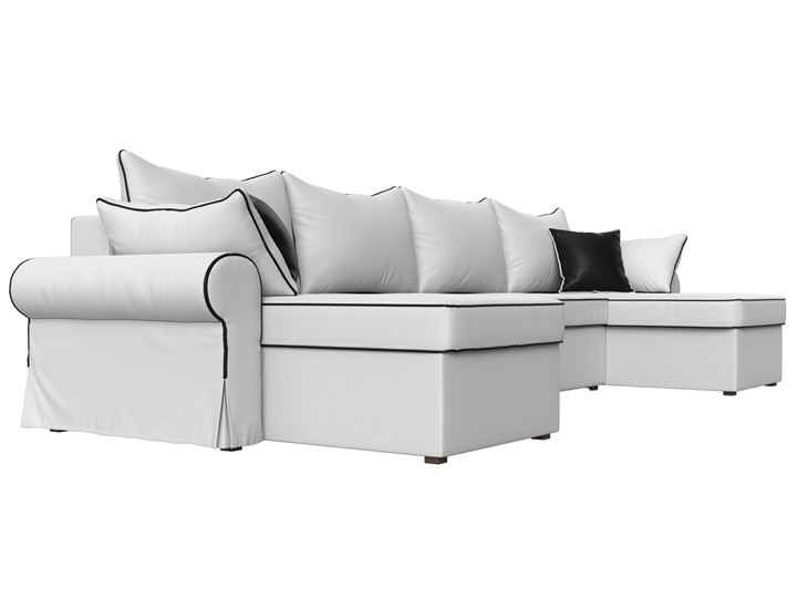 П-образный диван Элис, Белый (экокожа) в Ноябрьске - изображение 4