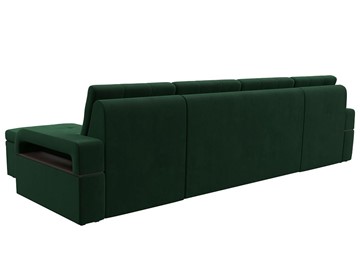 П-образный диван Лига-035 мини, Зеленый (велюр) в Лабытнанги - предосмотр 5
