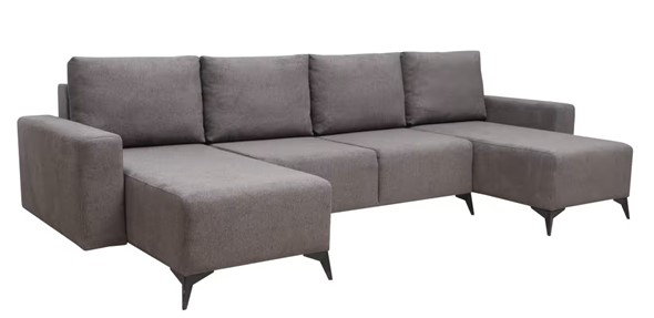 П-образный диван Оливия, коричневый в Салехарде - изображение