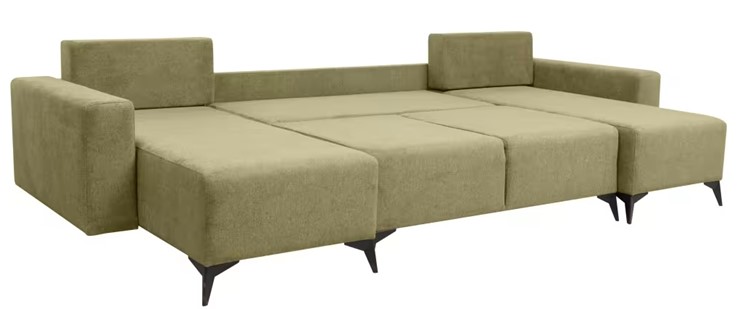 П-образный диван Оливия, Melange khaki зелёный в Салехарде - изображение 5
