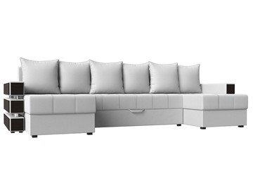 П-образный диван Венеция боннель, Белый (Экокожа) в Новом Уренгое