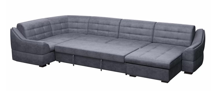 Большой диван с оттоманкой и креслом Антарес 1 ПДУ New в Новом Уренгое - изображение 1